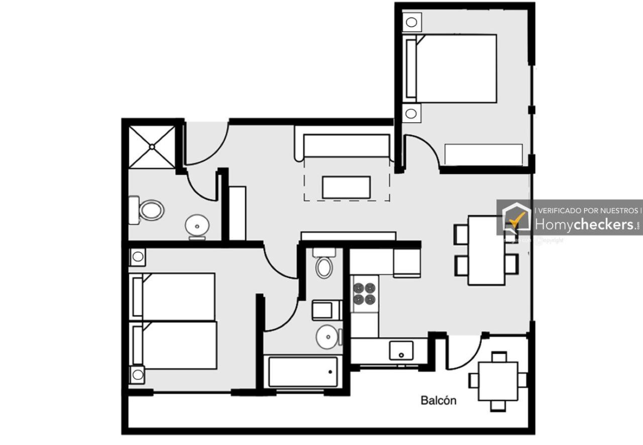 Cozy Apartamento Centro トレモリノス エクステリア 写真